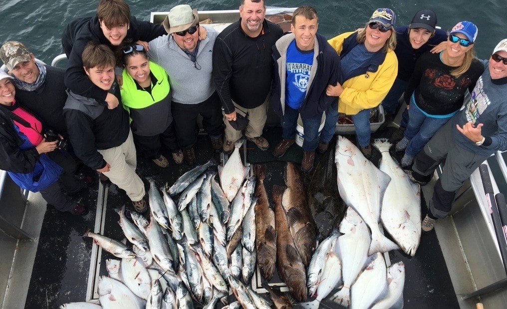 Alaskan Halibut, Salmon, Rockfish Fishing Trip